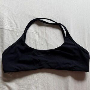 Alphalete Aura Strappy Bra Black small